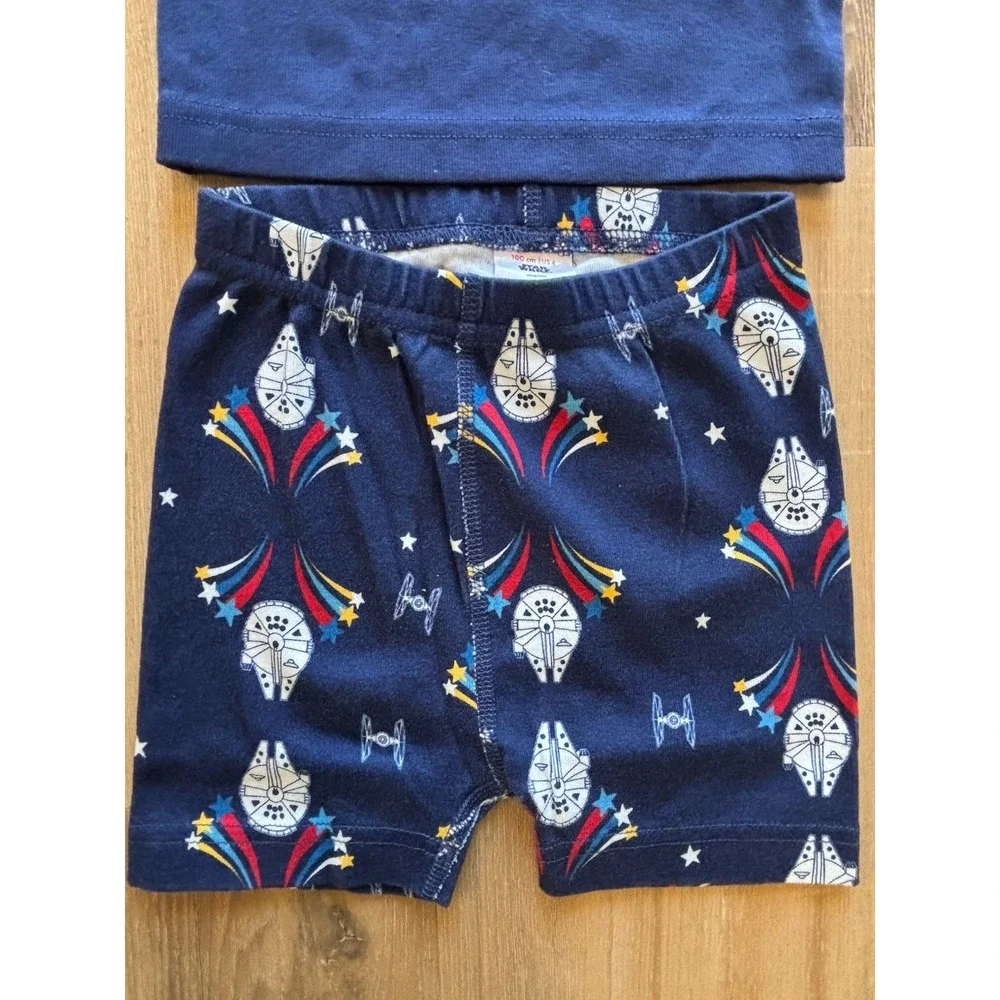 NEW Hanna Andersson Star Wars Pajamas size 4 MAY THE FORCE BE WITH YOU‎